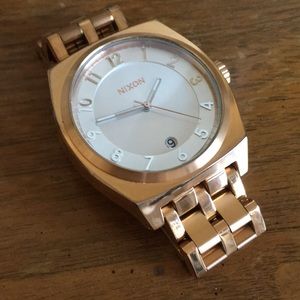 Nixon The Monopoly Rose Gold Watch